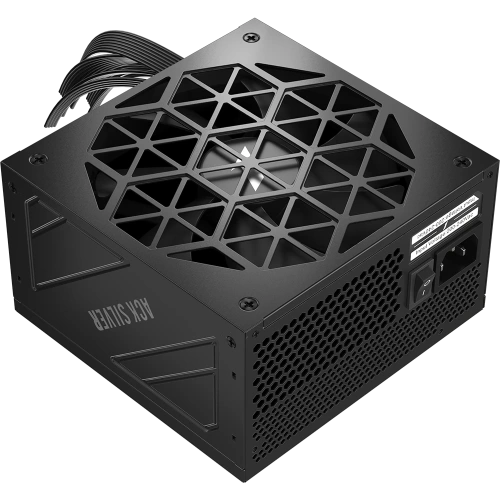 Блок питания 1STPLAYER ACK Silver 750W Black (HA-750BA7-BK) / ATX 3.1, APFC, 80 Plus Silver, DC-DC, full Teapo caps, 140mm fan, non-modular