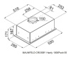 Вытяжка полновстраиваемая MAUNFELD CROSBY HARDY 1000Push серебристый