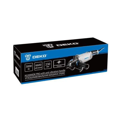УШМ DEKO AG3000DK Pro (083-1032) 230мм, 3000 Вт