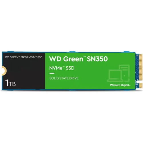 SSD WD SN350 ( WDS100T3G0C) Original PCI-E x4 1Tb Green M.2 2280