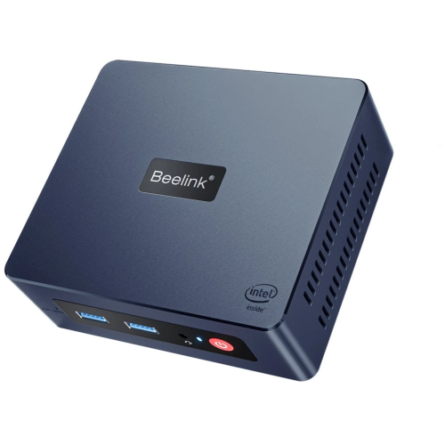Мини ПК Beelink Mini S (BL/MINI S/N5095/8G/128G/Navy Blue) Intel Celeron N5095 Processor, 4C/4T, Intel UHD Graphics, 8GB DDR4 RAM 128GB SSD