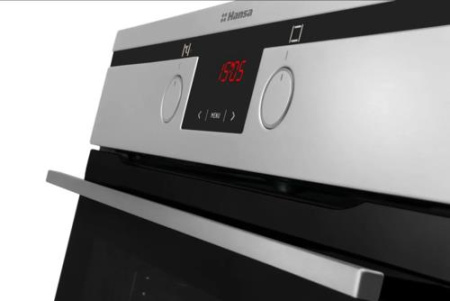 Электрический духовой шкаф Hansa BOEI68450077 серебристый