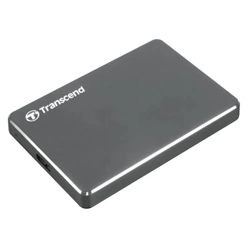 Внешний HDD 1.0TB USB3.0 Transcend StoreJet 25C3, алюминий, серый (TS1TSJ25C3N)
