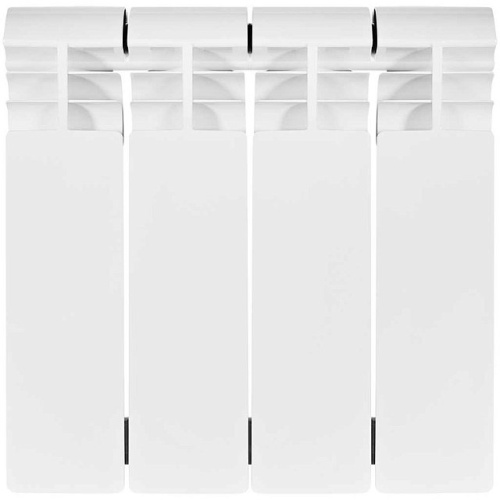 Биметаллический радиатор отопления Stout Vega 200 4 секции боковое подключение белый RAL 9016