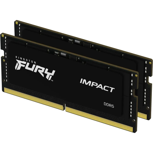 ОЗУ Kingston Fury Impact KF548S38IBK2-64 DDR5 - 2x 32ГБ 4800МГц, для ноутбуков (SO-DIMM), Ret