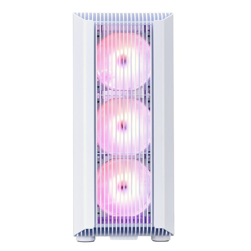Корпус 1STPLAYER Bullet Hunter H6 ARGB White (H6-WH-4F7-W) / ATX / 4x120mm ARGB fans