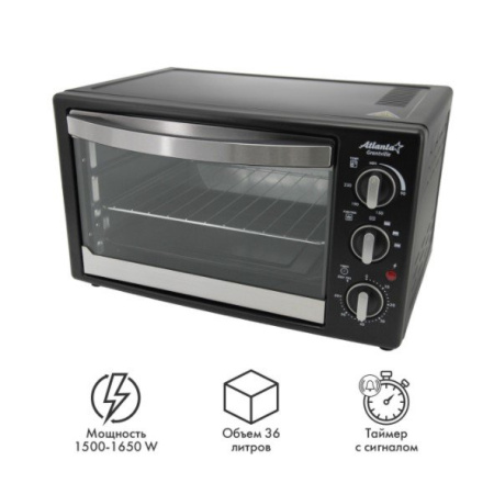 Духовка ATLANTA ATH-1403 Black