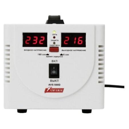 Стабилизатор POWERMAN AVS 500D, черный