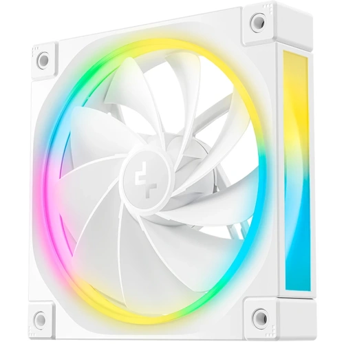 Вентилятор DEEPCOOL FL12R WH-3 in 1 120x120x25мм (PWM, ARGB, белый, 500-2150об/мин) Color Box