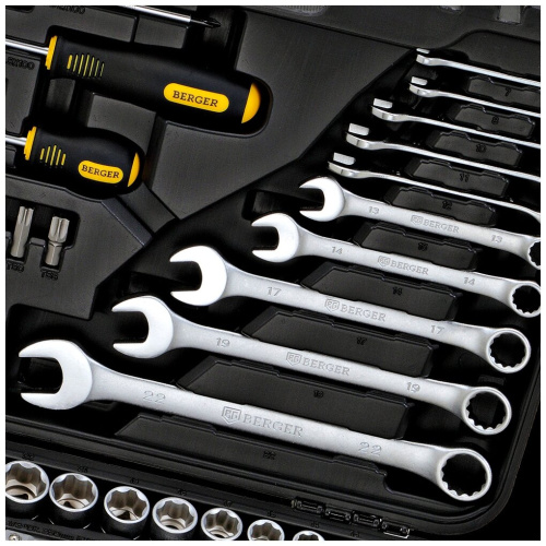 Набор инструментов BERGER BG095-1214 95 предметов 1/2" -1/4"
