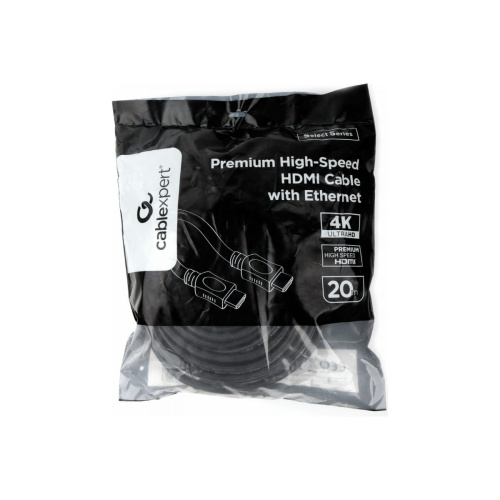 Кабель Cablexpert CC-HDMI4L-20M Light (19439) HDMI v2.0 19M/19M 20м черный