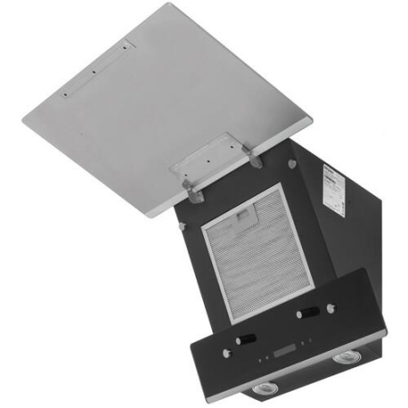 Вытяжка наклонная Haier HVX-W672GBX черный/серебристый