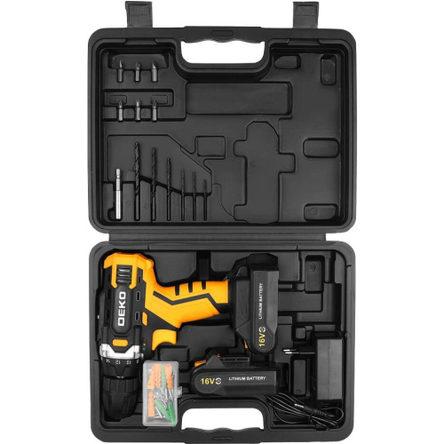 Дрель-шуруповерт Deko Sharker 16V (083-1041)