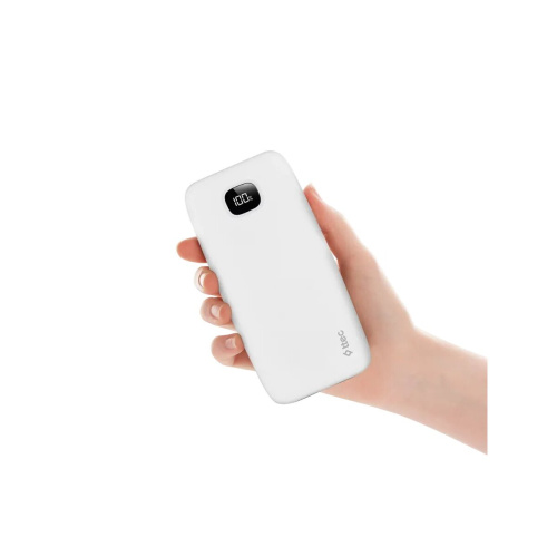 Внешний аккумулятор TTEC 2BB209B ChargeUp Pro LCD 10000mAh PD 20W Powerbank White