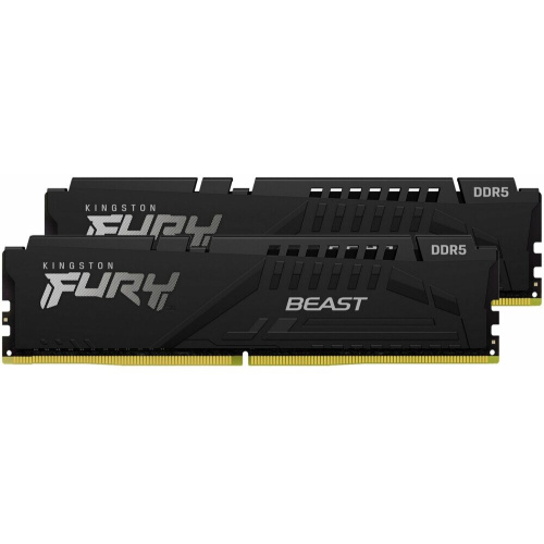 ОЗУ Kingston FURY Beast (KF556C40BBK2-16) DDR 5 DIMM 16Gb PC44800, 5600Mhz, Black CL40 (Kit of 2) (retail)