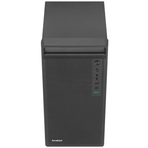Корпус AeroCool CS-109-S-BK-v1 (4711099472390) MiniTower (mATX, USB3x1, USB2x2, 120mm fan,без БП)