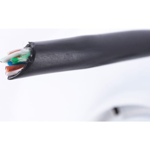 Кабель Netlan EC-UU004-5E-PE-BK U/UTP 4 пары категория 5e внешний PE до -40C черный 305м