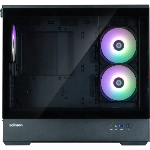 Корпус Zalman P30 Black V2 mATX Mini Tower PC Case, ARGB Fanx3