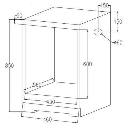 Духовой шкаф Weissgauff EOY 456 PDB