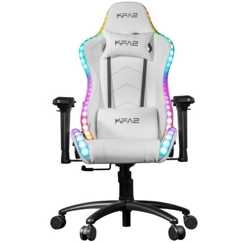Кресло игровое KFA2 Gaming Chair 01 RGB SE (RK02P4DWY2) White With RGB remote control