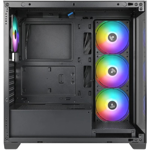 Корпус Azza Neptune черный (CSAZ-491 Neptune) без БП ATX 4x120mm 2xUSB2.0 1xUSB3.0 audio bott PSU