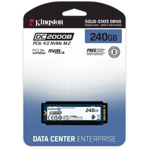 SSD Kingston DC2000B (SEDC2000BM8/240G) M.2 2280 240GB PCIe Gen4x4