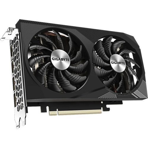Видеокарта Gigabyte Nvidia GeForce RTX 3050 (GV-N3050WF2OCV2-8GD) PCI-E 4.0 8192Mb 128 GDDR6 1792/14000 HDMIx2 DPx2 HDCP Ret