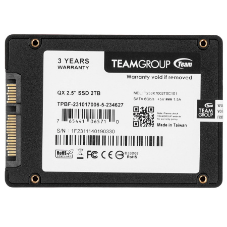 SSD Team Group QX (T253X7002T0C101) 2Tb