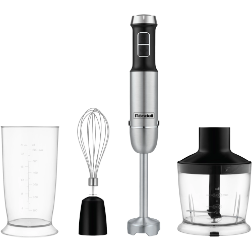 Блендер Rondell RDE-1306 черный/серебристый
