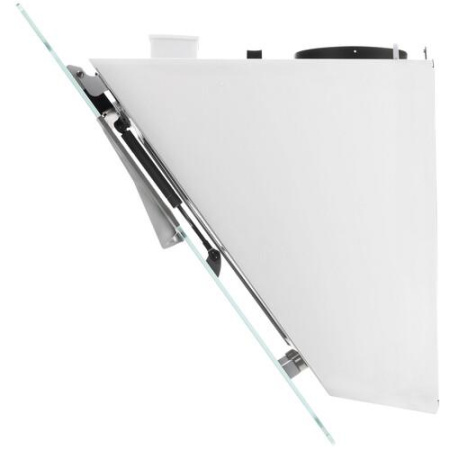 Вытяжка наклонная Hansa OKP6654IWSH белый/серебристый