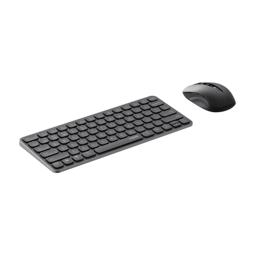 Комплект клавиатура и мышь RAPOO 9050S Multi-mode Wireless Keyboard & Mouse Combo-rechargable Black