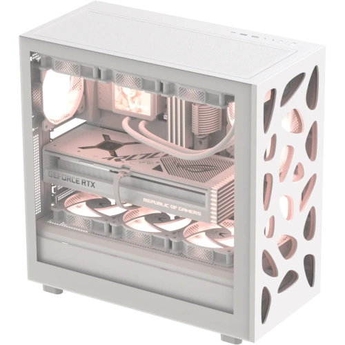 Корпус Formula V Line Mana Stone White AR, ATX, Type-C*1, USB2.0*1, USB3.0*1, Front 3x120mm ARGB, Rear 1x120mm ARGB