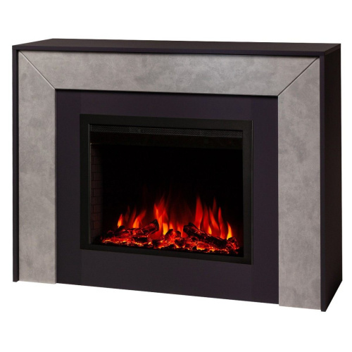 Электрокамин RealFlame Jersey 25,5 GR графит с очагом Saphir 25,5