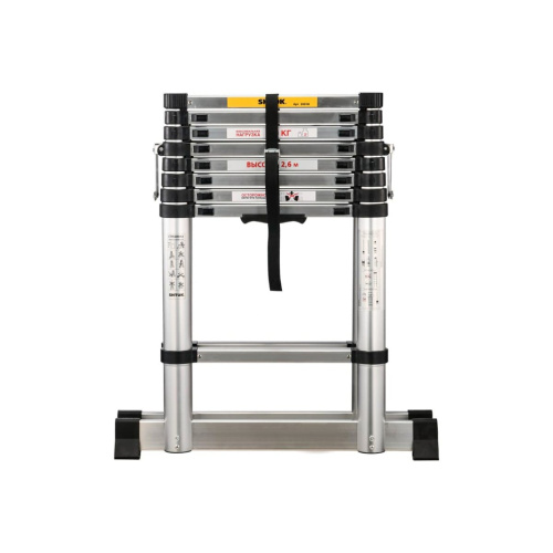 Стремянка телескопическая SHTOK 20018 2.6м без чехла