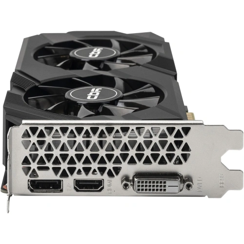 Видеокарта CBR GTX1650 4Gb (VGA-STX1650-4G-RTL) GDDR6, 128bit, 1410-1590Mhz, 1*DP + 1*HDMI + 1*DVI, 75W, Ret