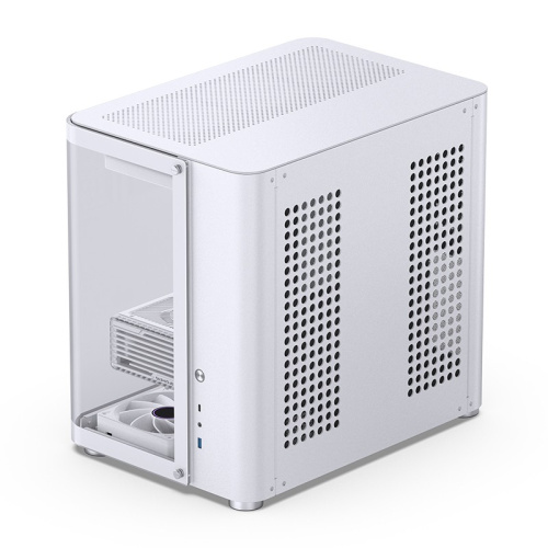 Корпус JONSBO TK-2 2.0 White без БП, mini-ITX, micro-ATX, ATX, белый