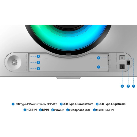 Монитор Samsung S49DG932SIXCI (LS49DG932SIXCI) серебристый