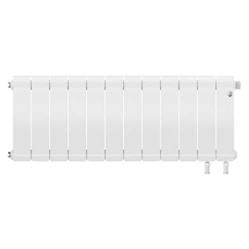 Биметаллический радиатор отопления Royal Thermo Infinity 300 Bianco Traffico VR80 12 секций