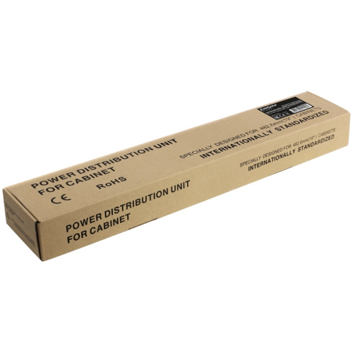 Блок розеток ExeGate ServerPro PDU-19H807 Al-8S-EU2CU-SW-SPD1 (EX280846RUS) 19", 1U, Алюминий, 8 Schuko, кабель с евровилкой VDE-250V-16A-3*1.5mm