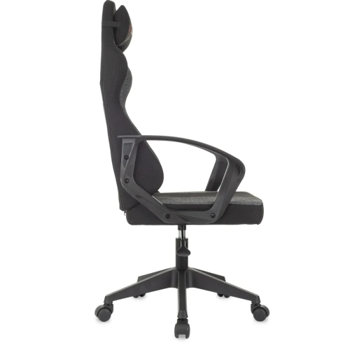 Кресло игровое Zombie Carry черный/серый крестов. пластик