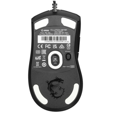 Мышь проводная MSI Clutch GM31 Lightweight  черный